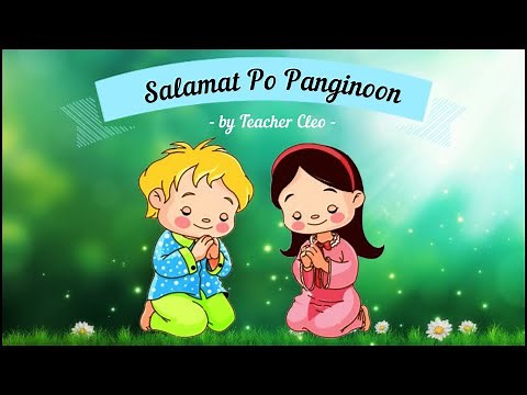 Prayer Song: Salamat Po Panginoon by Teacher Cleo