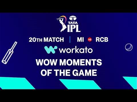 Highlights: 20th Match, Mumbai Indians vs Royal Challengers Bengaluru | TATA IPL 2026