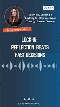 Lock-In: Stop Rushing. Start Reflecting. #podcast