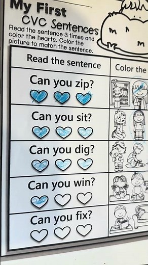 Fluency and tracking practice