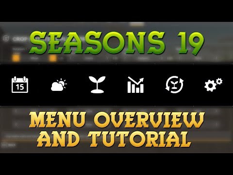 Seasons Mod: Menu Overview & Tutorial | Farming Simulator 19