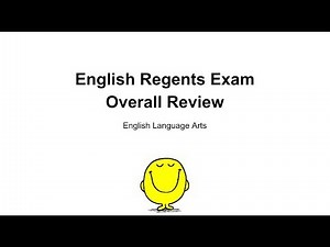 English Regents Review - An Overall Review - Video Lesson