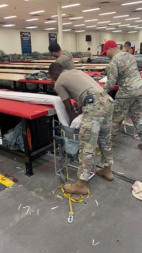 Behind the scenes of every #Airborne operation is the team of Riggers packing their parachutes! US Army Airborne School, Fort Benning | U.S. Army Maneuver Center of Excellence