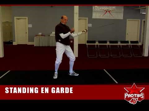 Foil Fencing Instructional Video: How to do the En Garde Position