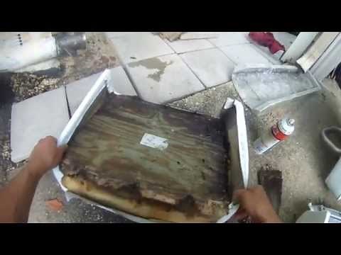 back 2 back boat seat repair - part 1 of 3