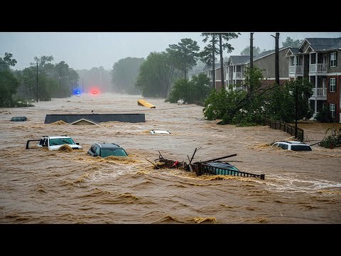 North Caroline In Chaos Today! Streets Turn Into Rivers In Moore County