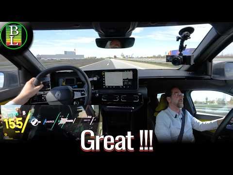 Renault 5 Top Speed Test ⚡ 150 km/h Autobahn Power Drive & Consumption
