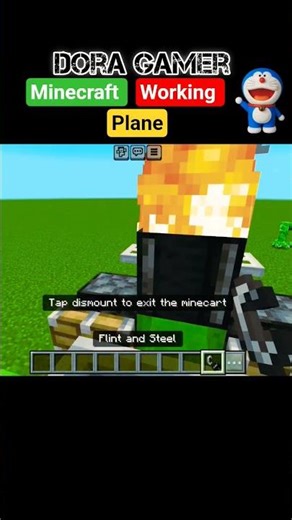MINECRAFT WORKING PLANE || #minecraft #Minecraftworkingplane #minecraftbuilds
