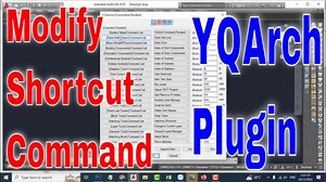 YQArch Tutorial for AutoCAD - Modify shortcut command | AutoCAD Tutorials