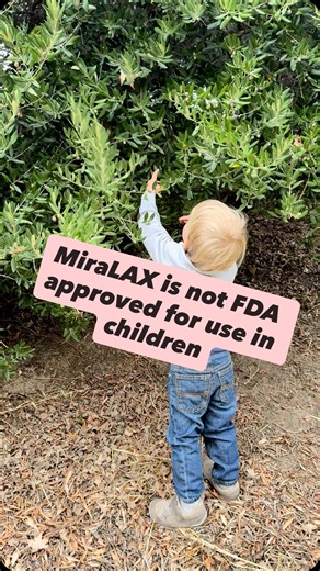 Gina Corrigan Smith | PSA: Miralax is not FDA approved for use in children. Many pediatricians prescribe it anyway even though there are side effects like tics,... | Instagram