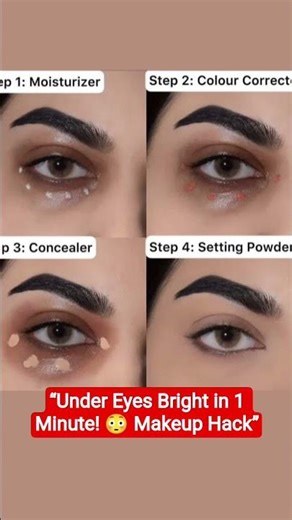 “Dark Circles? Try This 4 Step Magic Routine! ✨”