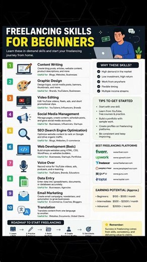 Freelancing Skills for Beginners in 2026 | Start Earning Online from Home