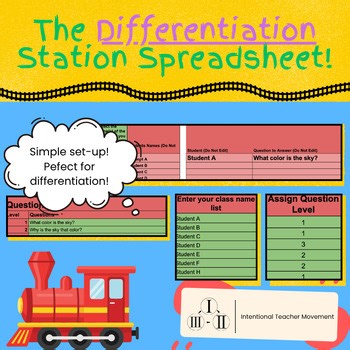 The Differentiation Station | Exit Ticket and CFU Helper | Differentiation Tool