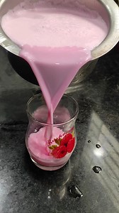 rose milkshake making at home | My Arts & Crafts