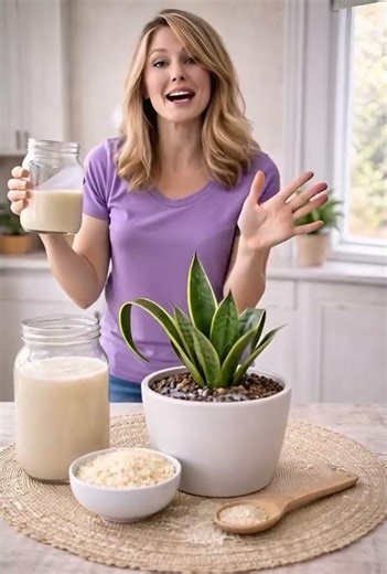 Snake Plant Rice Water Trick: Benefits, Risks & Safe Use TipsSteps in 👉comments