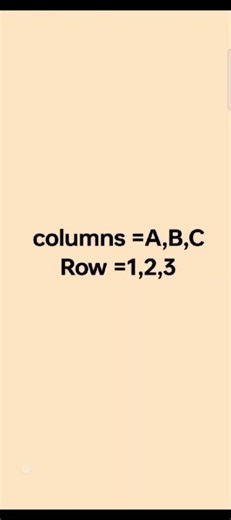 Excel day 2🌱 Row&columns Simple excel for beginners. follow for daily practice 💻#excelbasics #jobski