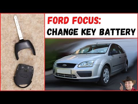 Ford Focus Mk2: Key Fob Battery Replacement (How To)