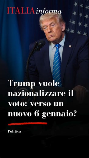 Italia Informa on Instagram: "Sondaggi in caduta, regole piegate e istituzioni sotto assedio: la democrazia Usa trema. L’America che si sveglia ogni mattina con la paura di un’altra frattura irreparabile non è un’iperbole. È la fotografia di un Paese trascinato sull’orlo del baratro da un presidente che, davanti alla prospettiva di perdere il controllo del Congresso, attacca il cuore stesso della democrazia: il voto. Trump non arretra, rilancia. E lo fa con un linguaggio e con atti che hanno una