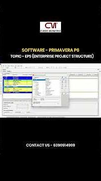 Primavera P6 EPS Tutorial | Enterprise Project Structure Explained