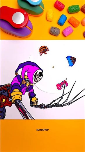 Poppy Playtime The Prototype Color Correcting Magic Trick Challenge 🥰Easy Paper Ideas