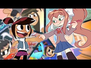 Monika's DDLC vs Molly McGee vs Most Fab Andrea Show vs Darryl/Libby Takeover REACTION