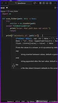 Build a Python File Explorer in 20 Lines! (Windows Safe) #python #devops #indiedev