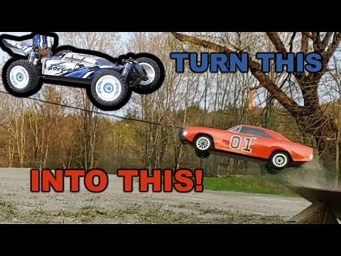 WLToys 124017 RJ Speed General Lee RC build & running