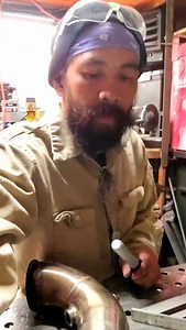 Dope Chopin' Chopin' modifying up pipe #cocothewelder #cococustoms #sriracha | Coco Customs | Facebook