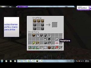 como crear un piston en minecraft