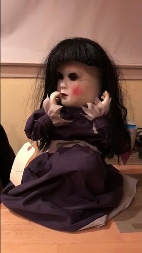 Spirit Halloween Prototype Tekky Toys Spinning Face Doll Halloween Animatronic (read description)