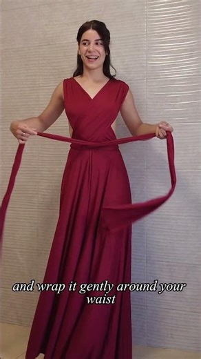 How to wear a convertible infinity dress #infinitydress #fashion #tutorial #bridesmaids