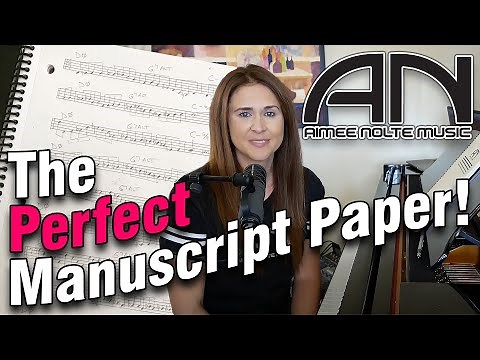 The Perfect Manuscript Paper!