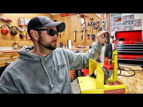 9 Month Review Yellow Hornet Lawn Mower Blade Sharpener