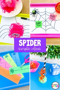 Simple Spider Activities - Engaging Littles
