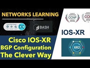 Save time with BGP configuration on Cisco XR