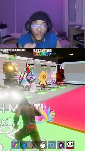 Je VOLE le BRAINROT le + RARE, il PLEURE🤣 #fortnite #brainrot