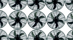 Fan Turbines Electric Fans Produce Current Stock Footage Video (100% Royalty-free) 13797236 | Shutterstock