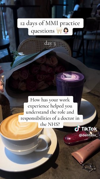 Day 3 of 12 days of MMI practice questions- can you answer this ? 🦷👩🏻‍⚕️💞 #dentistry #medicine #mmi #interviews #mmi