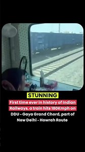 Testing limits at 180 km/h… future of Indian Railways 🔥 #youtubeshorts #viral #train #railway