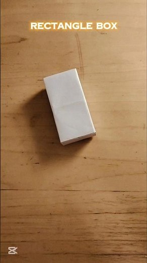 Paper Rectangle Box #paper #creativity #craft #box #rectangle #diy #idea #origami