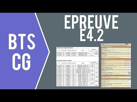 BTS CG - RÉUSSIR L' ÉPREUVE E4.2