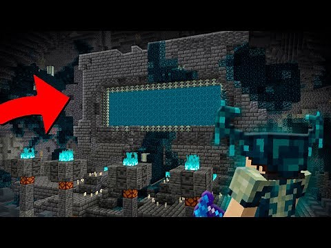 COMO LIGAR O PORTAL da DEEP DARK no MINECRAFT 1.22 #04