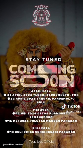 Update Jadwal Terbaru Tscp #tscp #tscpjoss #jadwaltscp #tscpterbaru #kesenianjaranan #temanggung