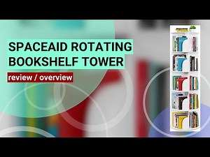 SpaceAid 5 Tier Rotating Bookshelf Review: Maximize Your Space with Style!