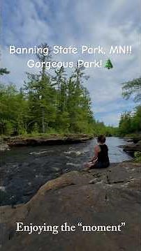 Come along the Wild Kettle River Hike at Banning State Park in MN!! Enjoy the Vistas!! 🌲💗