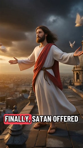 Temptation in the Wilderness — Matthew 4 #biblestories #short #bible #faith