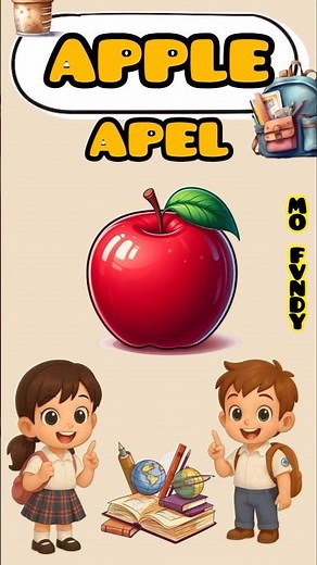 Easy Ways to Learn English Quickly | Learn Fruit Names in English #childreneducation