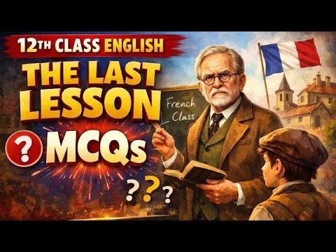 Class 12 The Last Lesson MCQ | Most Important Questions with Answers