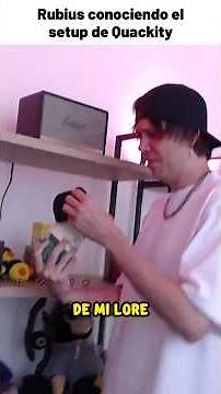 Rubius en el setup de Quackity #rubius #quackity #humor