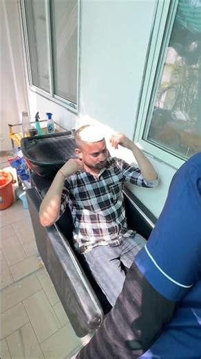 First Head Wash After Hair Transplant #shorts #shortsfeed